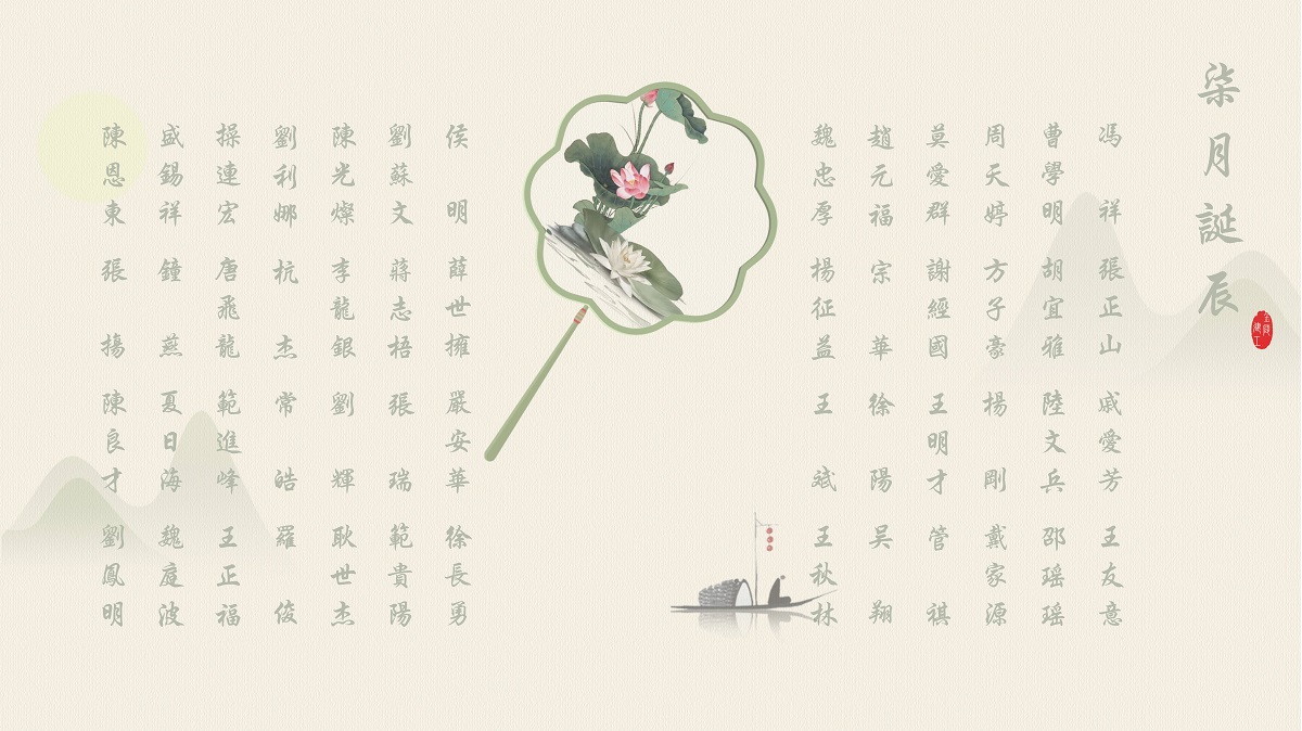 【生日祝?！抗ё?月生日的員工生日快樂！